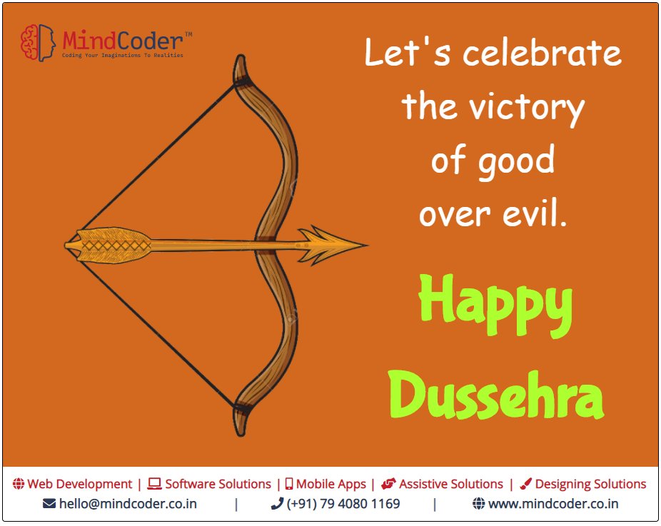 themindcoder's tweet image. #HappyDussehra 

#MindCoder #OutsourcingITServices #OpenForBusiness #remoteworker #findapro #webdevelopmentservice #softwaresolutions #applicationdevelopment