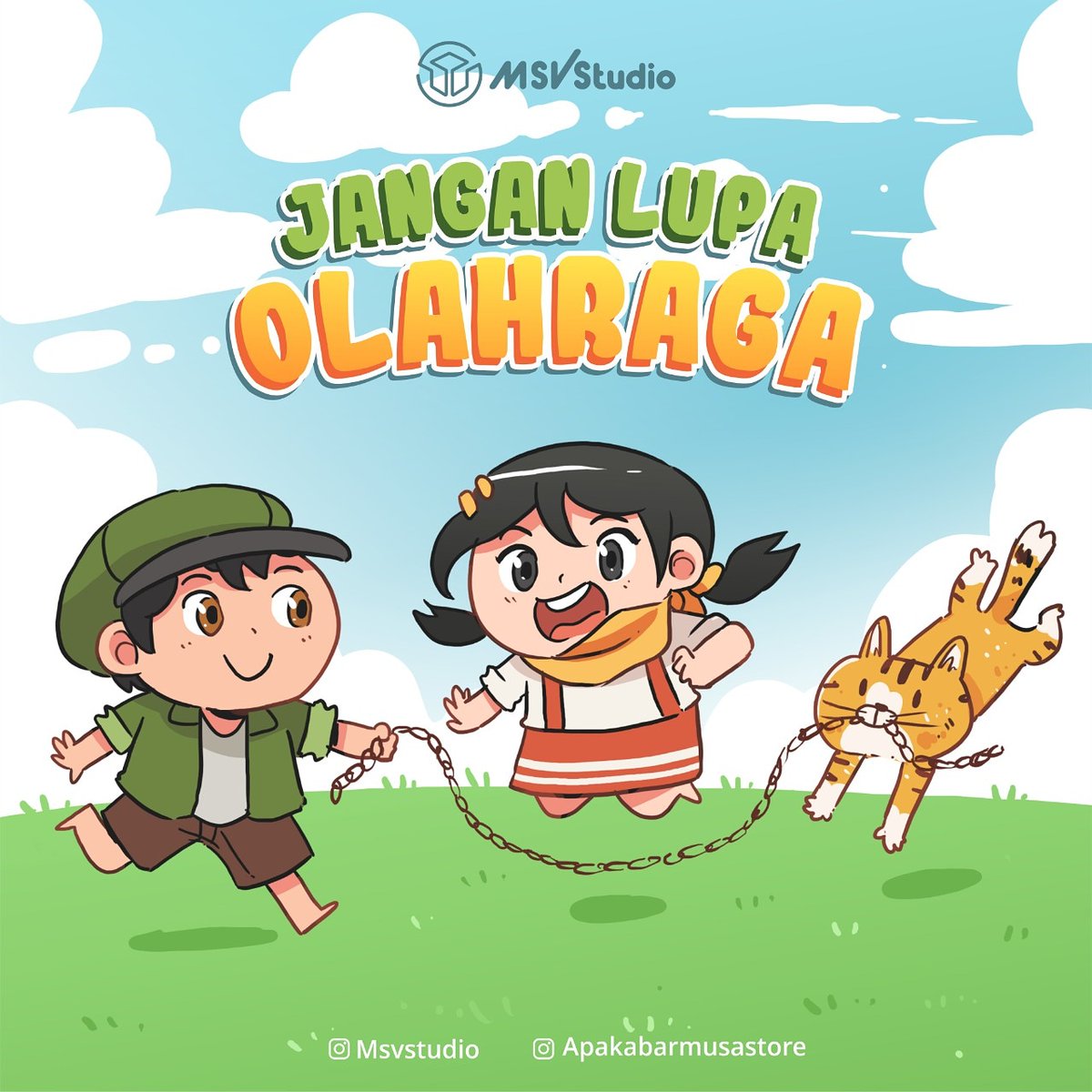 Lompat tali hakikatnya adalah olahraga. Dengan melompat terjadilah aktivitas gerakan pada seluruh anggota tubuh. Dengan gerakan-gerakan tersebut dapat membuat tubuh kita sehat. 
Jangan lupa Olahraga teratur  

Klo kakak, hari ini olahraga apa nih? 

#msvstudio  #lompattali