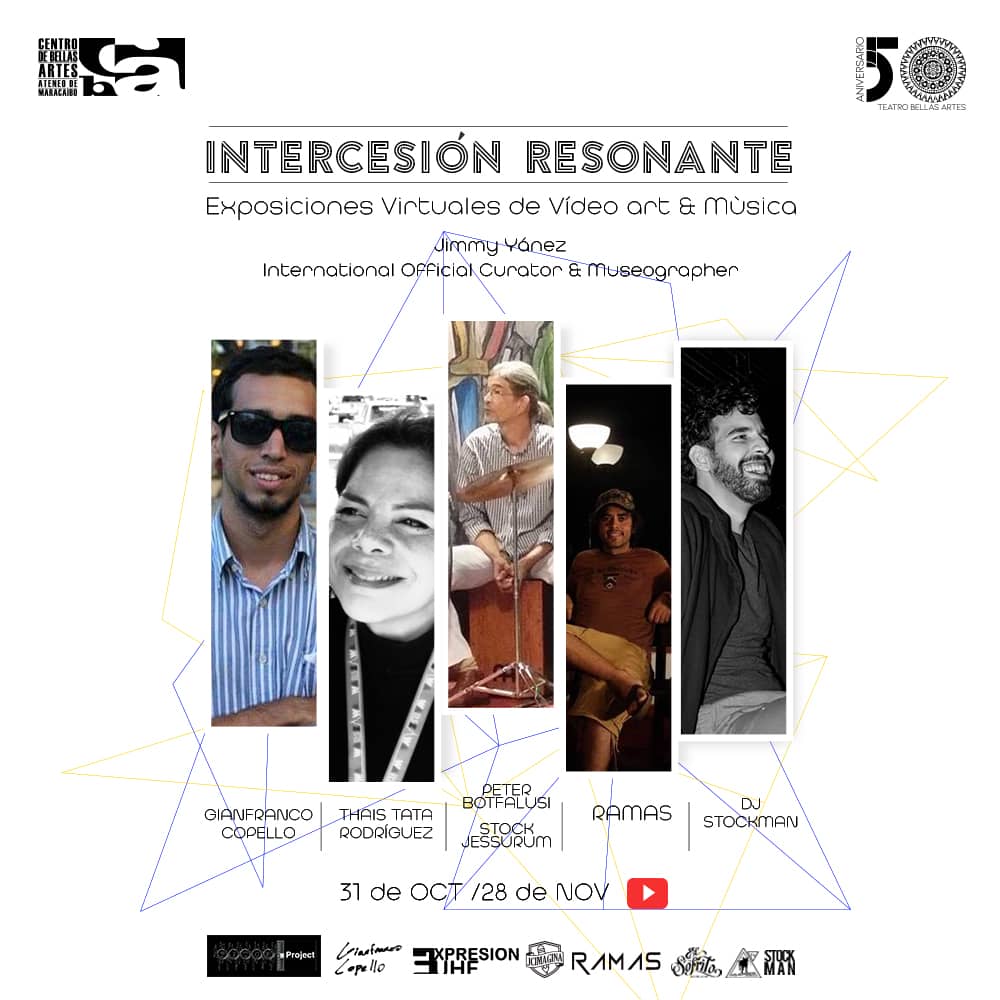 CBAateneo's tweet photo. En Centro de Bellas Artes, Ateneo de Maracaibo, inaugura este 31 de octubre su programa de exposiciones virtuales de video art y música “INTERCESIÓN RESONANTE”, bajo la Curaduría y producción de Jimmy Yánez International Official Curator &amp; Museographer @jimmyyanez https://t.co/cEbdnCrhmL