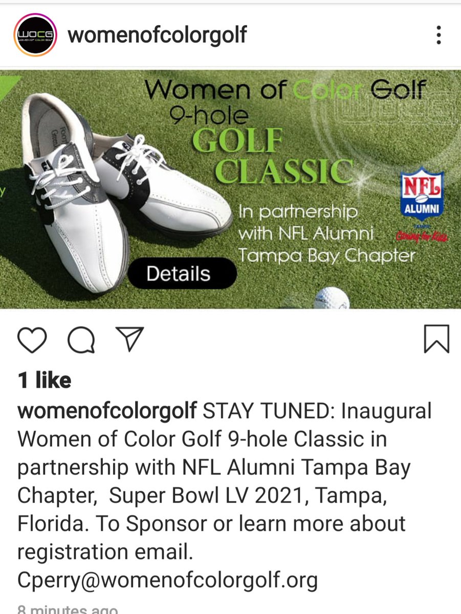nflalumnitpa's tweet photo. Women of Color Golf 9-hole Golf Classic https://t.co/JG08VoiQDv
