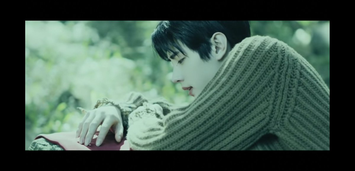 SUNGHOON:Sunghoon also woke up in the middle of the forest. He also turned into a Vampire. The Red Cloak, why does Sunghoon have that red cloak? I think Sunghoon has a big role in this story. It's either he is the cause of everything or he is the one who'll save them. +