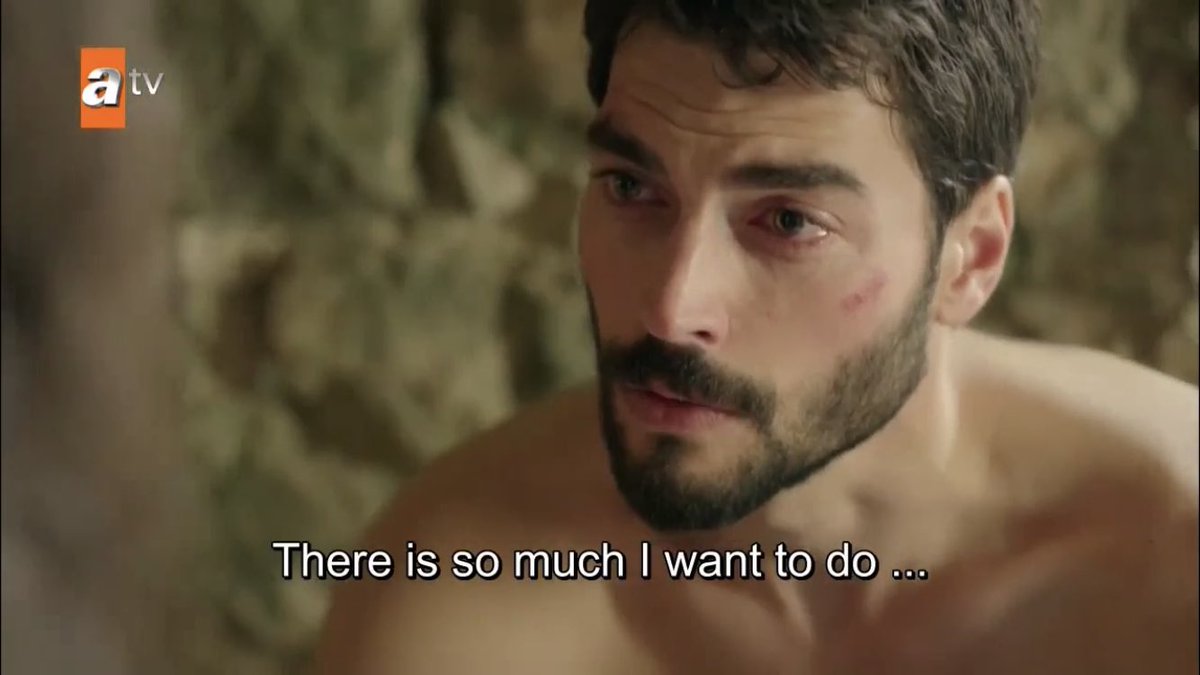 and the only reason why he’s not doing it now is ‘cause he’s physically incapable at the moment  #Hercai  #ReyMir