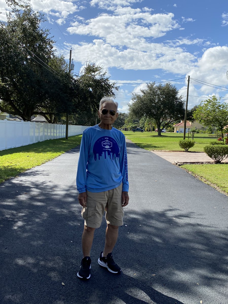 hiendliu1's tweet photo. walked our virtual #MilesForMoffitt today! walked with &amp; for my father, lung cancer survivor, &amp; for all our patients https://t.co/y763vhb56p