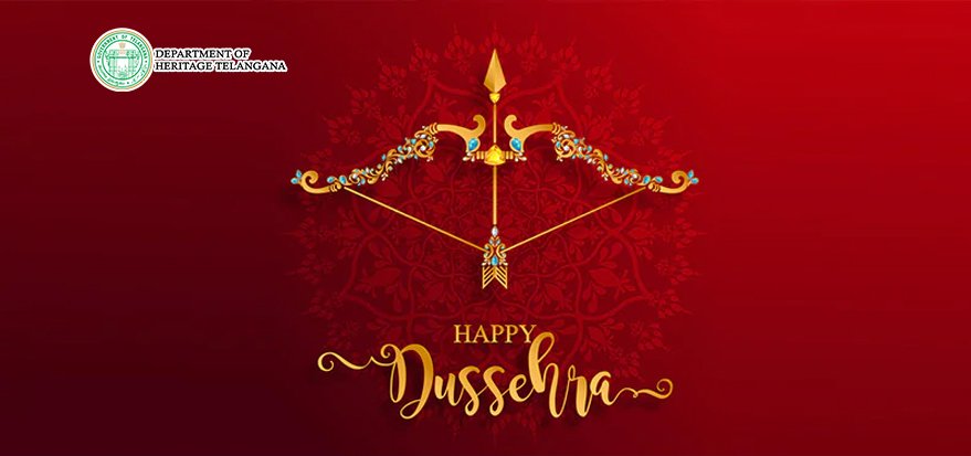 #Vijayadashami is a grand festival of divine fervour, celebrating the victory of good over evil. #Dussehra #HeritageTelangana #HappyDussehra #DasaraUtsavalu #GoddessDurga #VijayaDasami