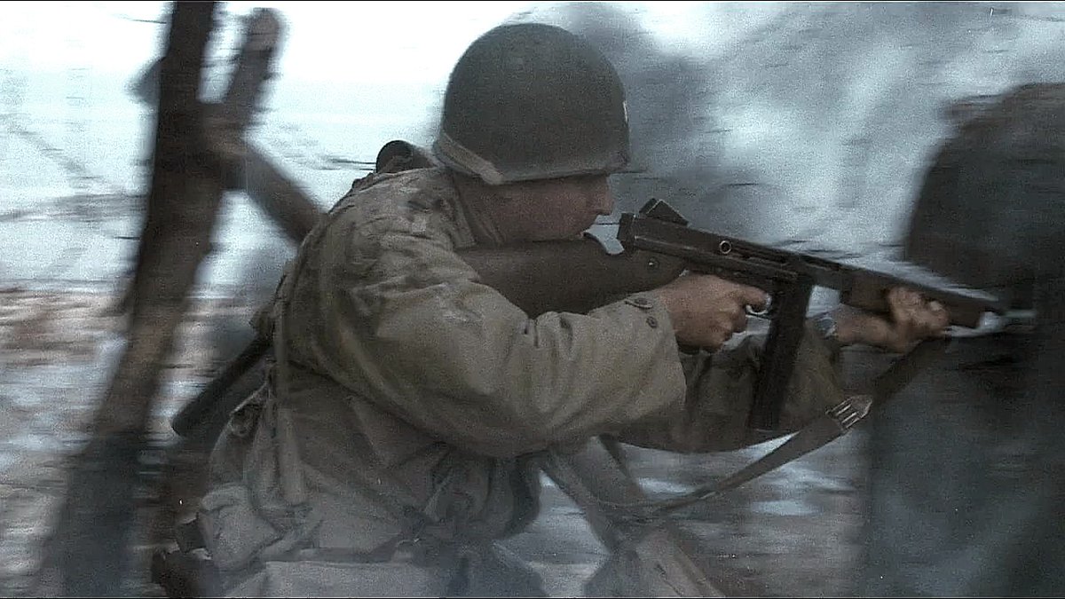 M1A1 トンプソン】 登場作品『プライベート・ライアン』 主人公の