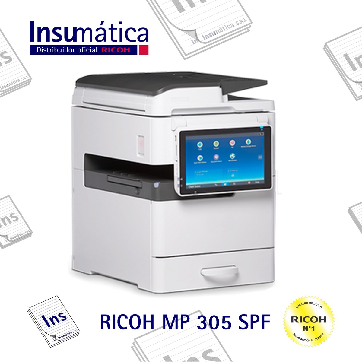 InsumaticaSrl's tweet photo. MP 305 SPF
Impresora multifunción láser blanco y negro
Imprimi, escanea y envía fax
Estado: NUEVO
Renta con servicio técnico incluído
#ricohlatam #impresorasarg #fotocopiadorasargentina
#printargentina #printerbuenosaires #photocopierbuenosaires #tecnologiaba https://t.co/RTiMRnUjqv