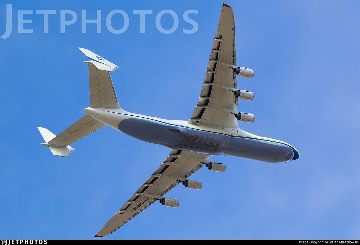 JetPhotos's tweet image. The Antonov An-225 departing Warsaw. jetphotos.com/photo/9903237 © Stefan Mieszkowski