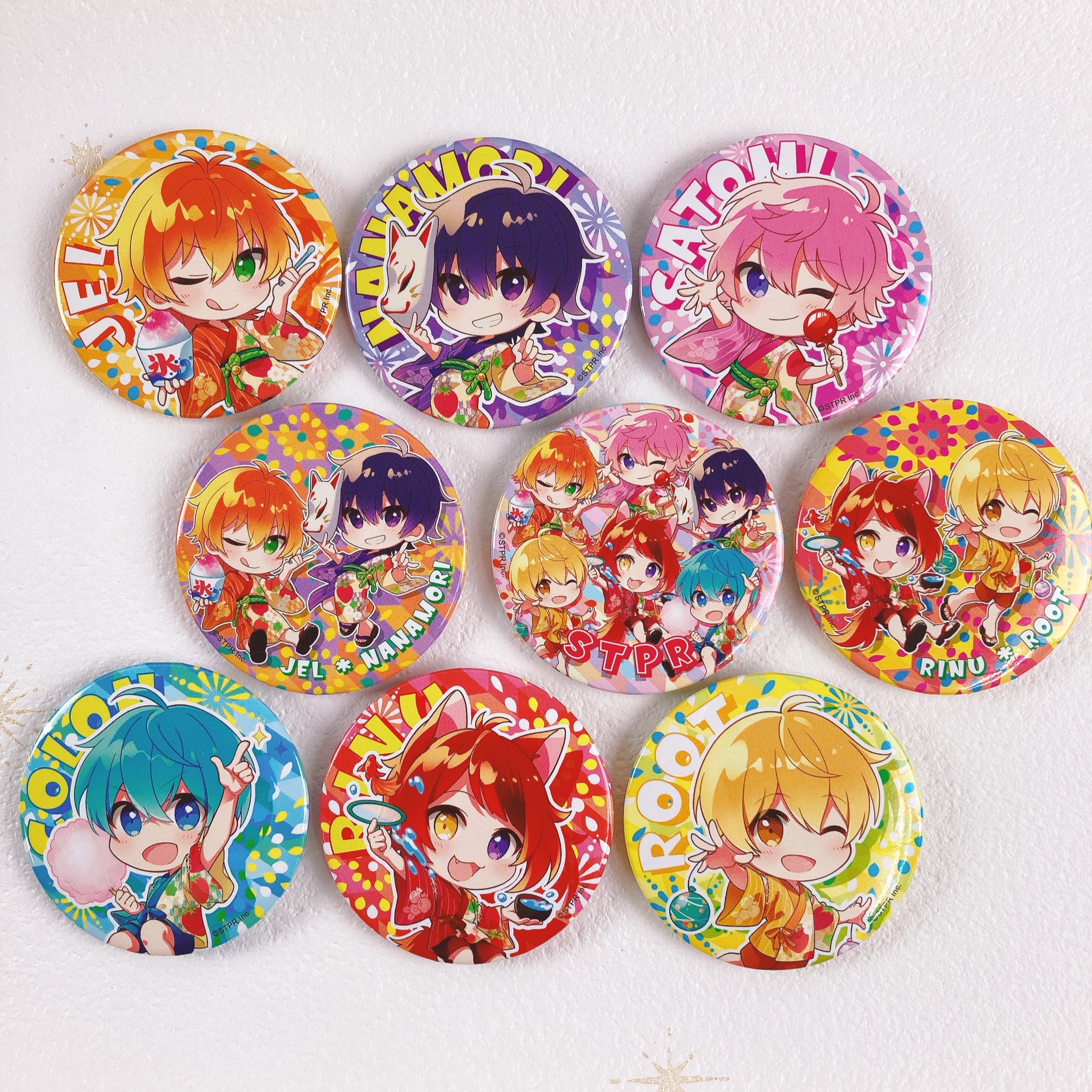 華麗 すとぷり缶バッジくじっ 2020年夏ver. さところ すとぷり 缶バッジ 15個(単品 セット可)