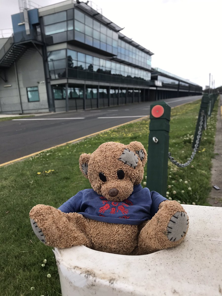 RennisonKate's tweet photo. @communitypresch Travelling Ted has spent the last three months staying very close to home but now here in Melbourne we can travel within 25km of our homes so we went to the beach at #StKilda and visited #AlbertPark - the home of the Aus #grandprix #travellingteddownunder https://t.co/tHaD1EE7un