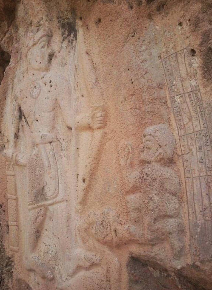 In Iran a Murti of Hanuman ji has been stored as ancient heritage which was found in a Cave.
