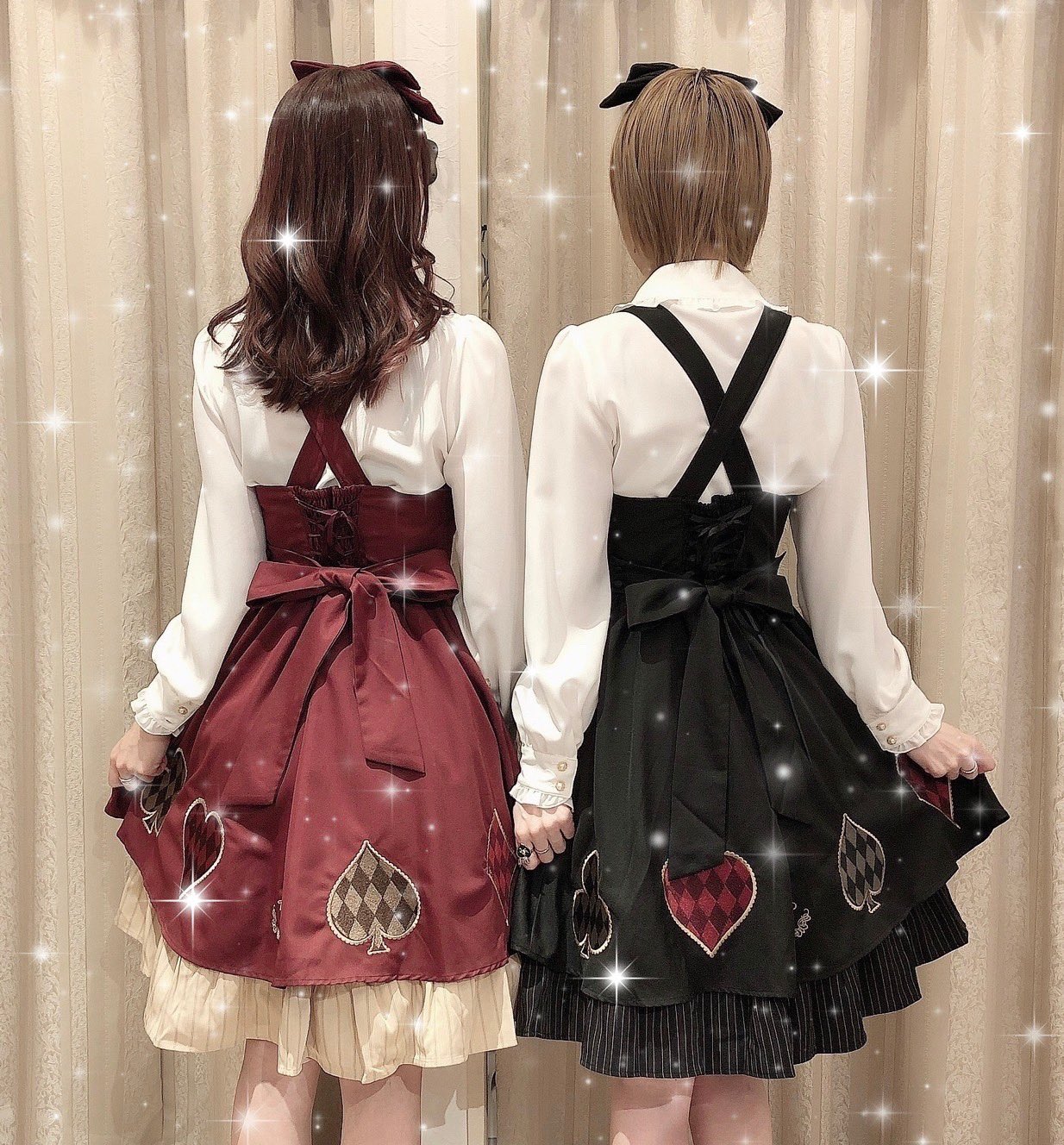 Amavel 仔猫とティーカップコレクション ブラウス＆ジャンスカ 仔猫とティーカップコレクション◇ジャンスカ＆ブラウス◇販売の