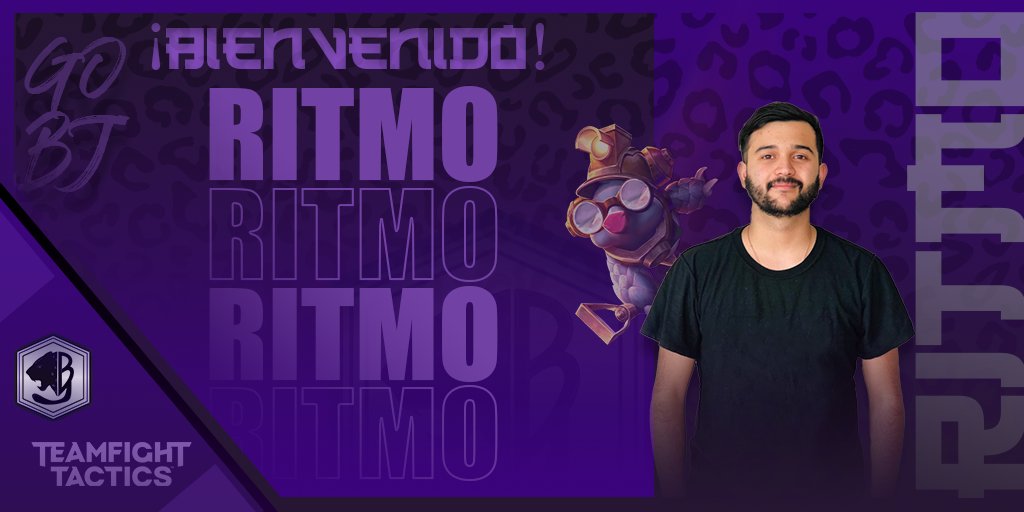 BlackJaga_'s tweet photo. [#TFT]

¡AMPLIAMOS EL EQUIPO!

Estamos muy felices de presentar a Ritmo 🇨🇱, quien nos estará representando en futuras competiciones como jugador de Teamfight Tactics. 

Le agradecemos a @vichovalencia9 por la confianza. El camino recién empieza... 

#GORitmo #GOBJ #BJTFT https://t.co/KOhhH2SDg4