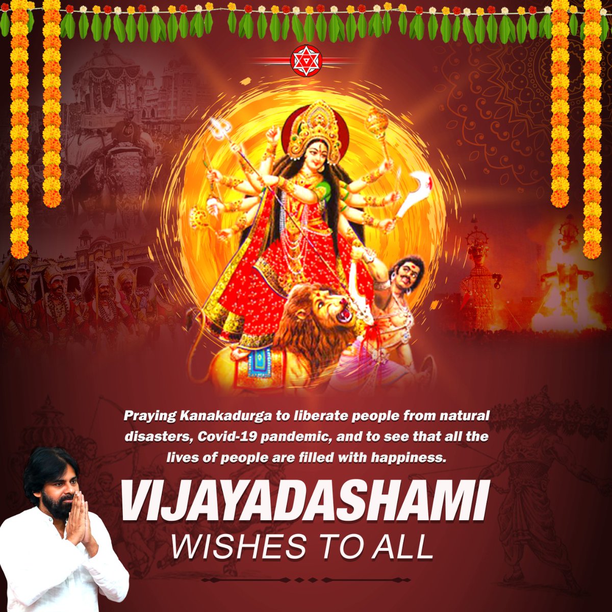 Uživatel JanaSena Party na Twitteru: „Vijayadashami wishes to all ...