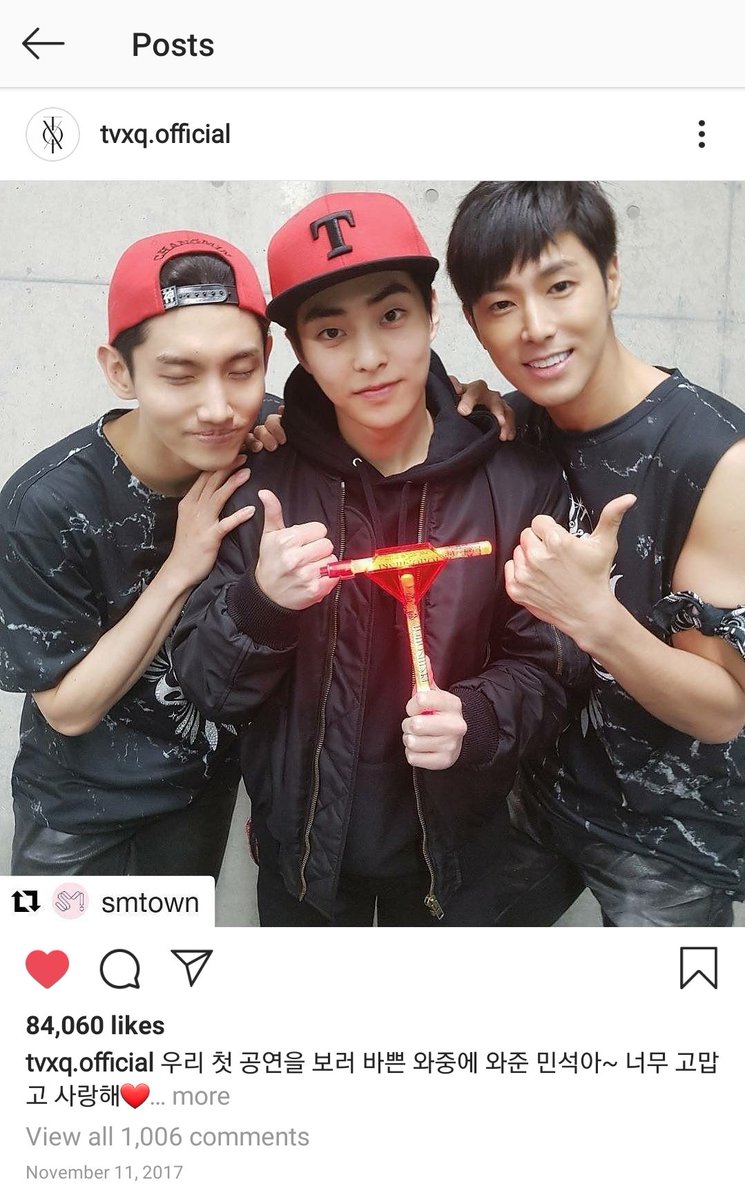 17) tvxq official ig account even posted about it, and that's on succesful fan minseok