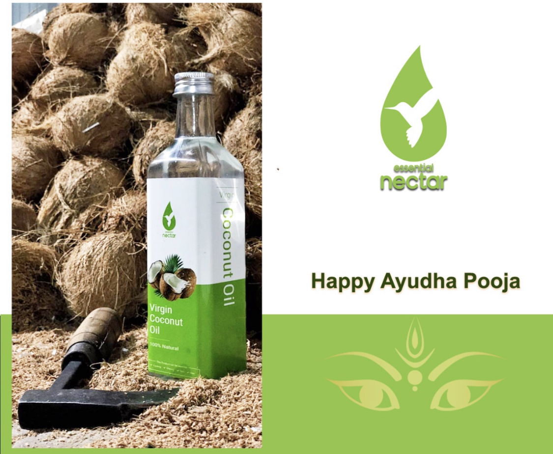 essentialnectar's tweet image. #virgincoconutoil
#essentialnectar
#buylocal
#navratri

Essentialnectar Wishes You Happy Ayudha Pooja.

essentialnectar.com
Ph: +91 9513303399.