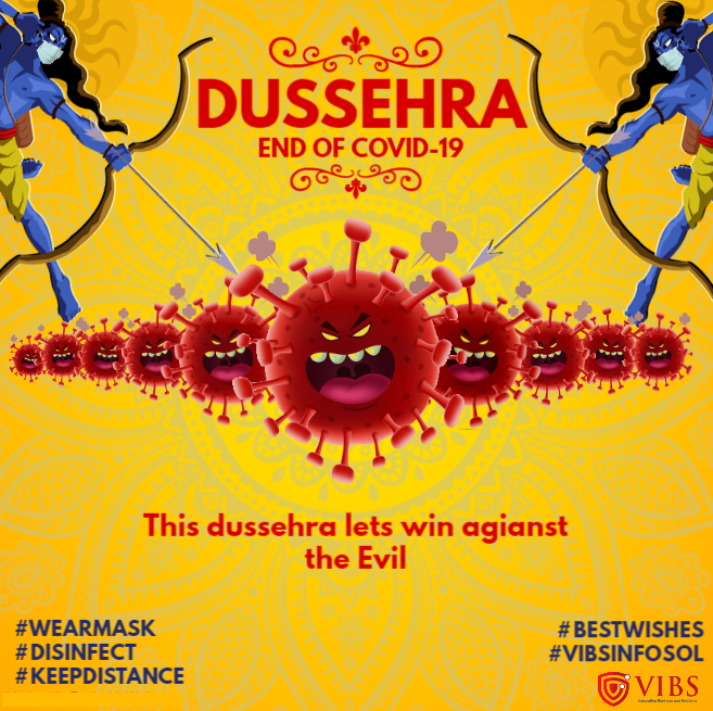 vibsinfosol's tweet photo. #HappyDussehra #staysafe #COVID19 #keepdistance #vibsinfosol https://t.co/SbXs548iA0