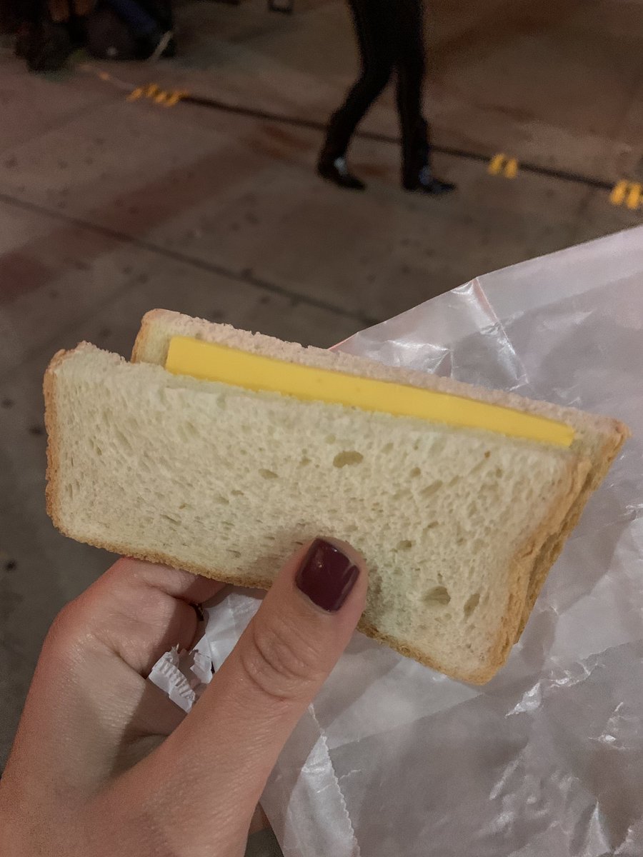 themeganbailey's tweet image. I went to a bar tonight to get a to-go drink and they straight up handed me this because they had to serve food with drinks because covid