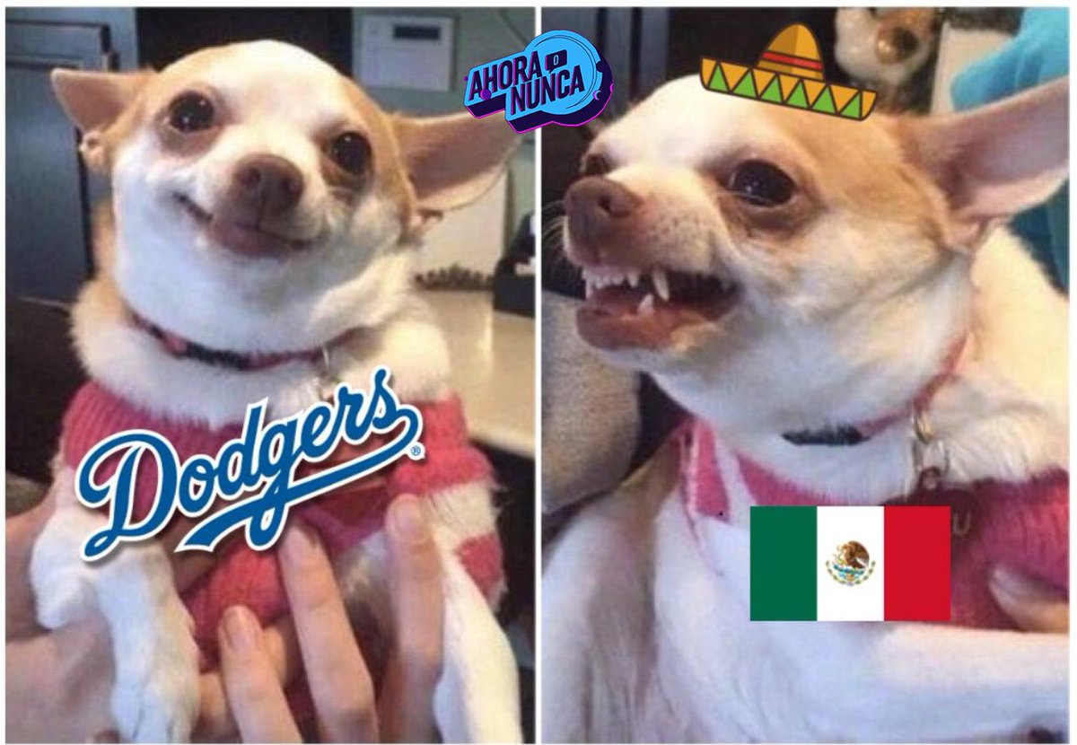 Cuando van ganando tus #Dodgers 😁 /// pero recuerdas lo que hizo Roberts a Urías 😡