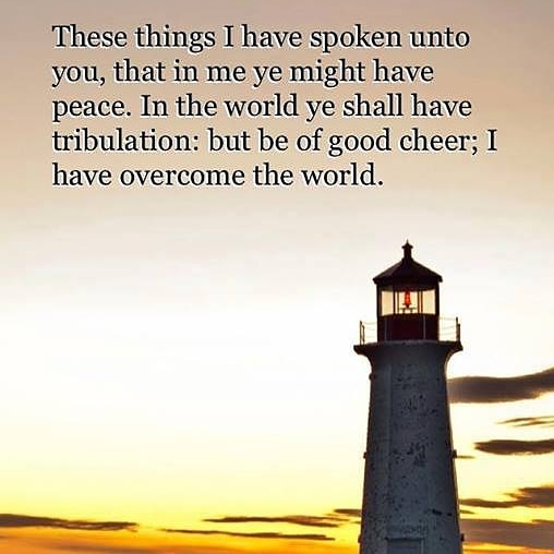 twalbald's tweet photo. St John chapter 16 verse 33 https://t.co/F1v6dsqlBY