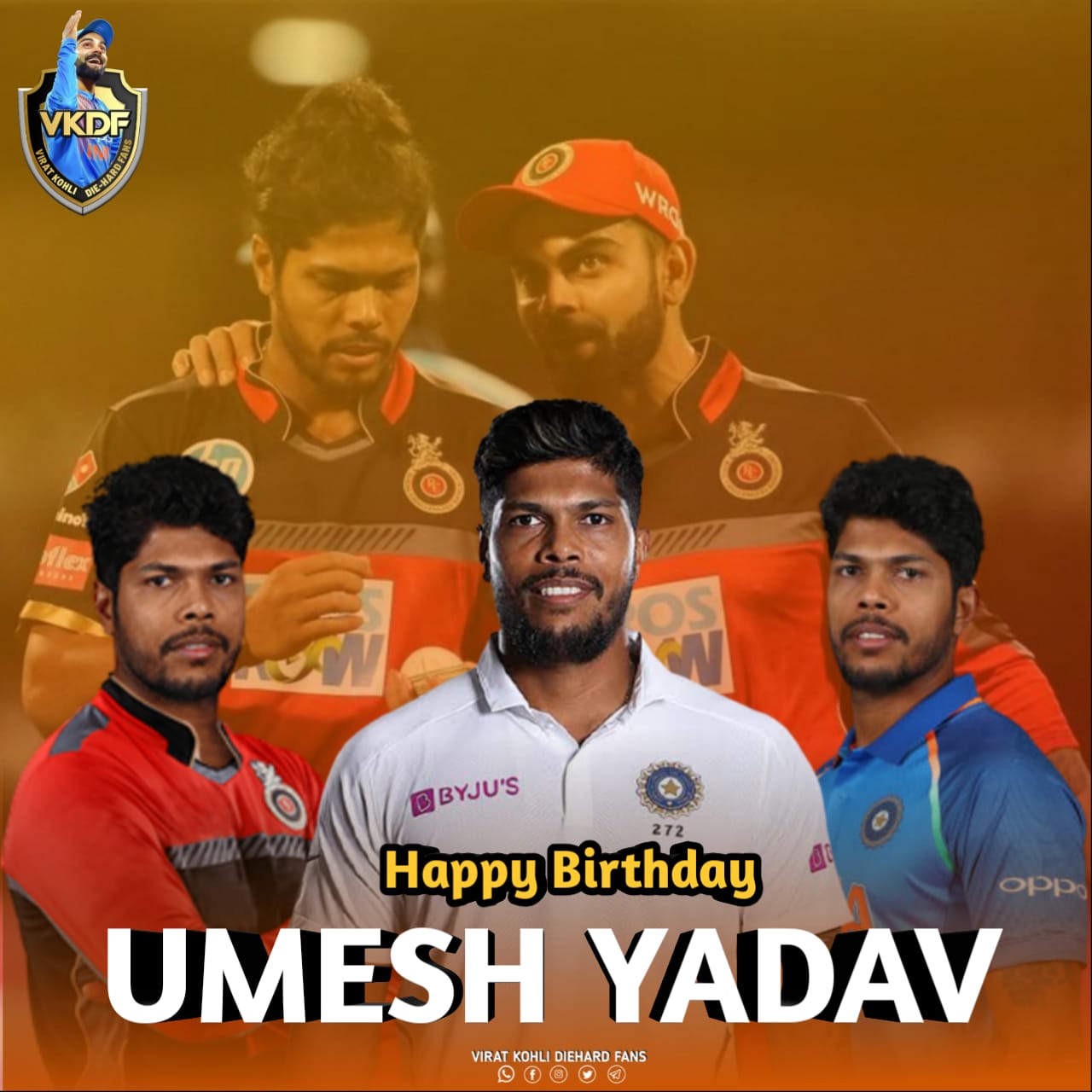 HAPPY BIRTHDAY UMESH YADAV       