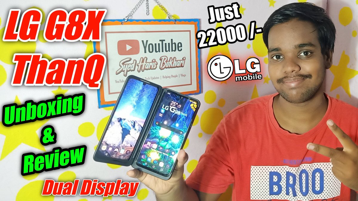 haris_bokhari's tweet photo. https://t.co/RAtRWbe46F
LG G8x ThinQ unboxing and review - Dual screen smartphone just 22000Rs ...
Please like comment share subscribe
#youtube #youtuber #youtubers #lgg8xthinq #LGG8X #lgphones #syedharisbokhari #dualscreen #smartphone #smartphones #tech #techono #technoruhez https://t.co/KYQeyu69do