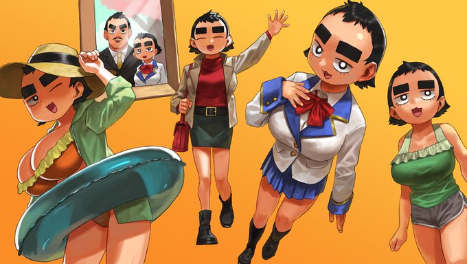 久々に描く竹井千代こと竹ちー 