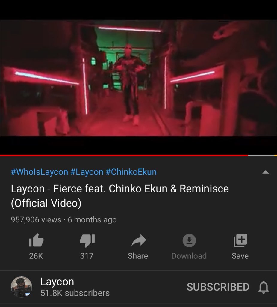itz_ecolee's tweet photo. Good morning icons 50k views remain to get 1 million views please go and watch the video......... Don’t forget to subscribe @itsLaycon @2muchAkanni @BBNaijaAnalyst #Laycon #LayShoot #Icons #BBNaija https://t.co/uiYPIWzvx2
