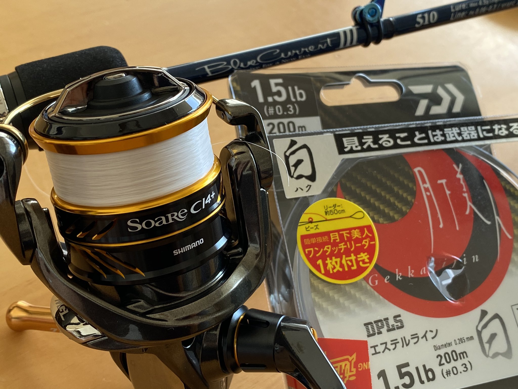 けんちゃん 358にあやかろう 新商品見るとどうしても欲しくなる悪い病気 どれだけ見えるのか 今度の週末に試してみよう ダイワ 月下美人 エステルライン 白 アジング 知多 T Co Lg2ub0caqn Twitter