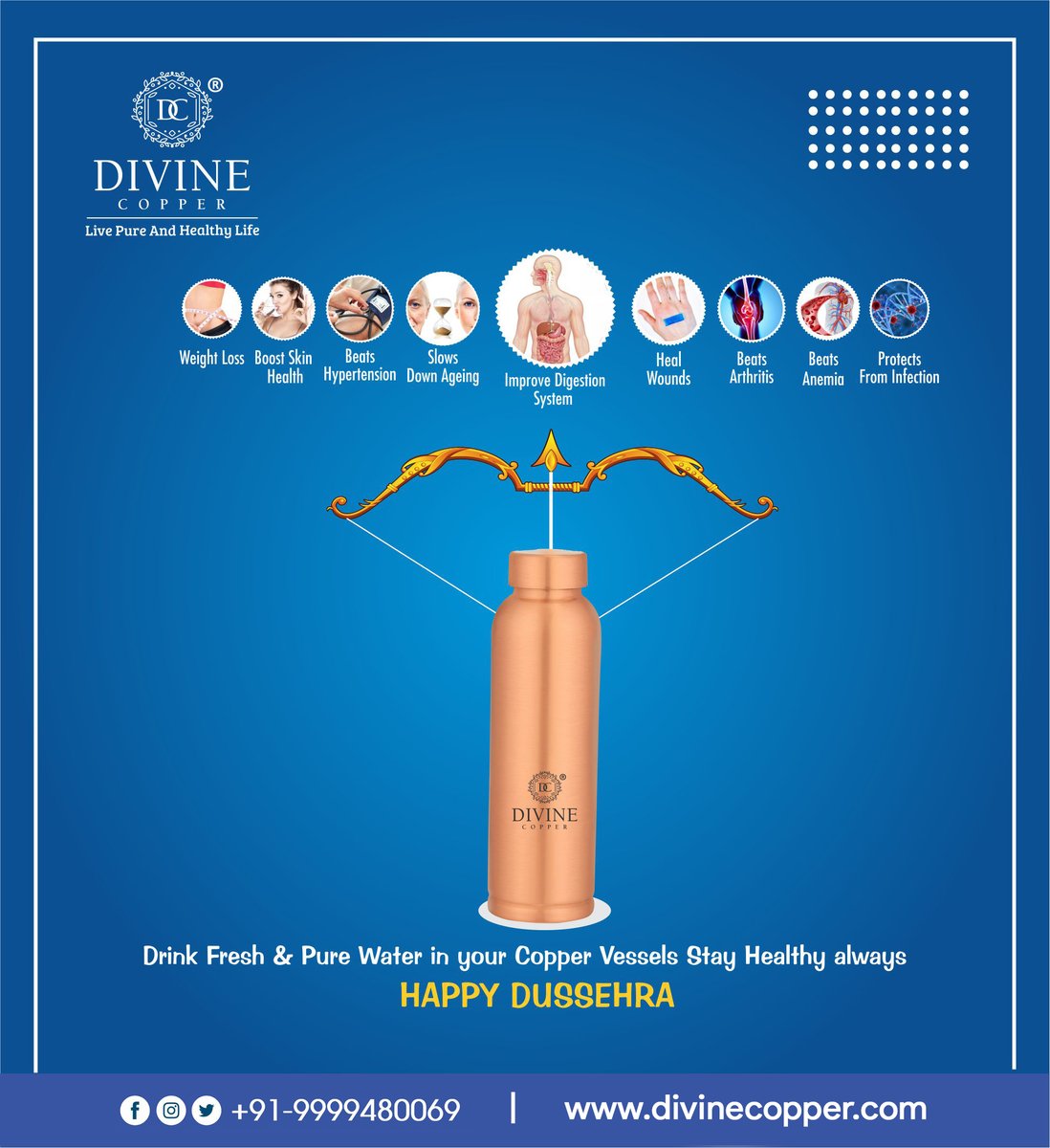 divine_copper's tweet photo. A very happy and prosperous Dussehra to all.
May this Dussehra all the unhealthy habits get fade away.
.
.
.
.
#dussehra2020 #HappyDussehra #divine #divinecopper #immunity #immunitybooster https://t.co/3CLkZVqICc