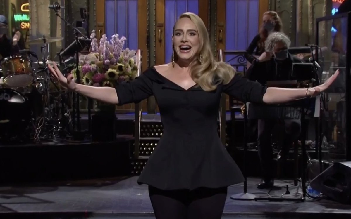 itstimir's tweet image. Some of Adele's looks so far on SNL. And we love it.