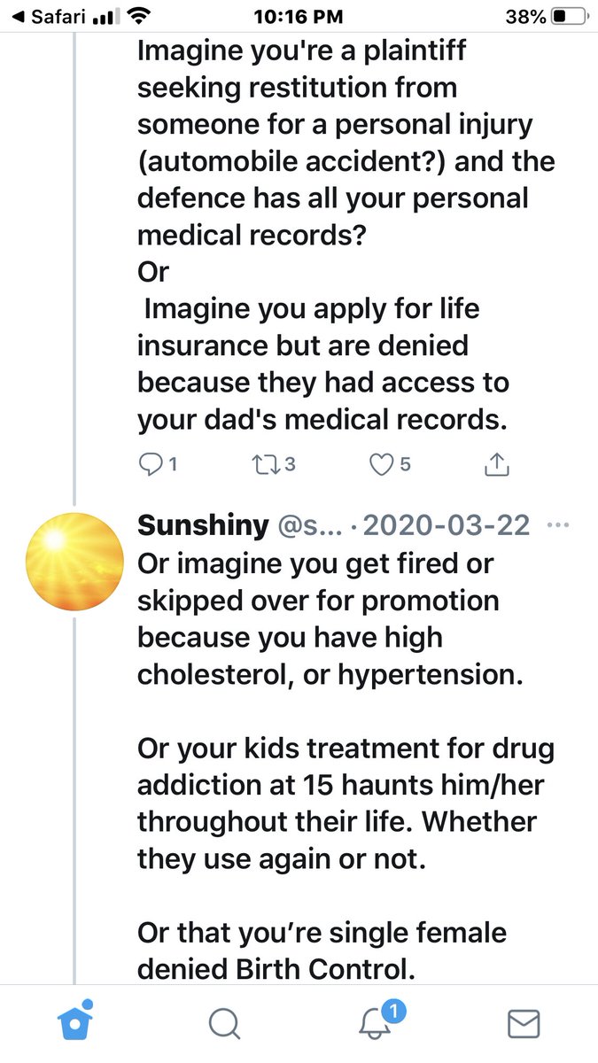 The potential for abuse is staggering. Imagine having a type 1 diabetic or transplant recipient. Babylon and Telus Health have the capacity to monitor adherence to medical advice. One too many slips and the insurer can refuse coverage. Too high of a risk.