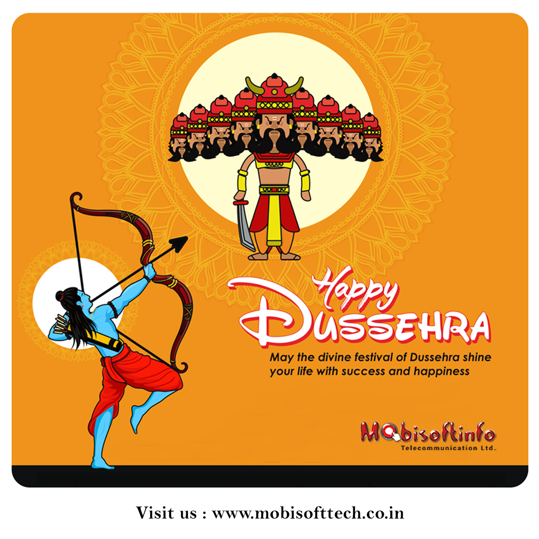 mobisoftindia's tweet photo. A time for #celebration, a time for victory of good over evil, a time when we believe in the power of good.
#HappyDussehra #Ravan #Mobisoftinfo https://t.co/rnNmcAn3eC