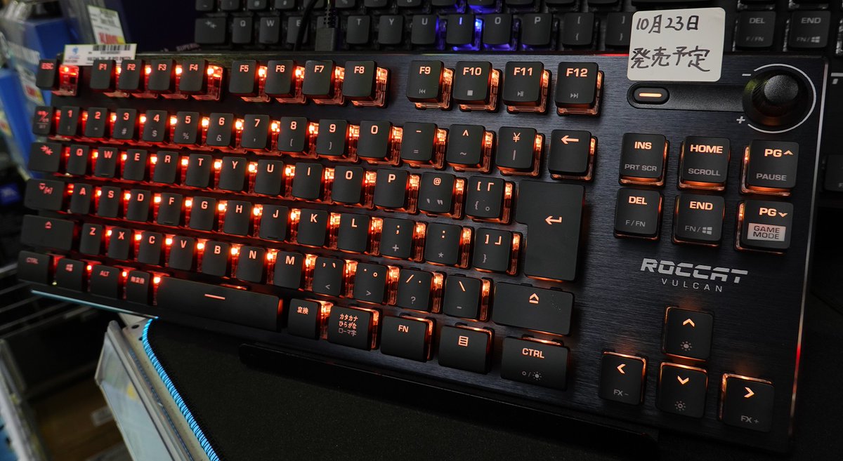 ツクモネットショップ Roccat ゲーミングキーボード Vulcan にテンキーレスモデルが追加されました Jp配列 T Co Yayjwl9lmh Us配列 T Co Cmqtxqnn6y