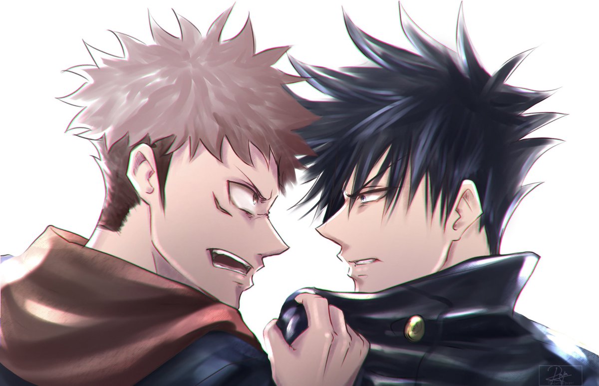 riyalise's tweet image. some of my coloured jujutsu kaisen art from this week