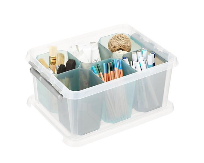 VIRGO ALTERNATIVE: anything from the modular smart store collection  https://www.containerstore.com/s/x_large-smartstore-tote-and-inserts/d?q=smartstore&productId=10030815