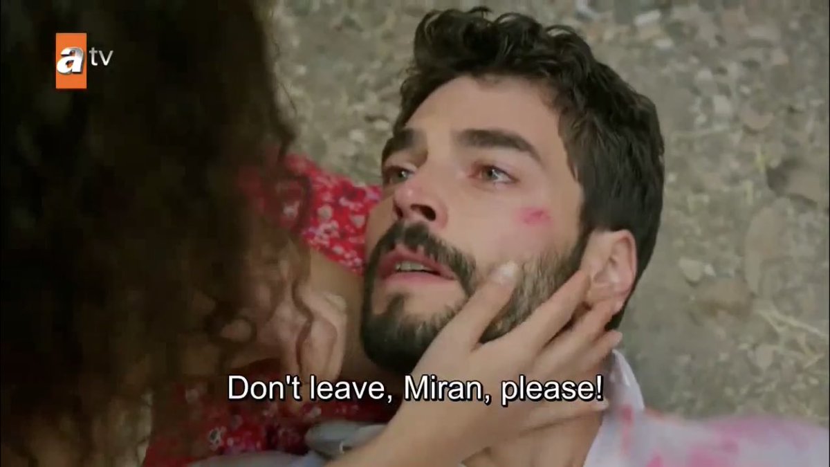 the way she’s kissing his hand she’s begging him not to leave her i’m literally sobbing i don’t even have the words  #Hercai  #ReyMir