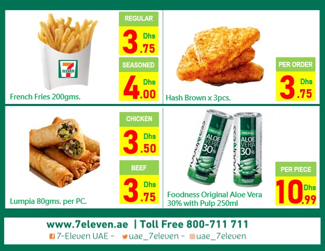 uae_7eleven's tweet photo. We always want you to enjoy your shopping with 7-Eleven! Due to insistent demand, affordable and lowest prices are BACK in our FESTIVAL DEALS!

#festivaldeals #deals #offer #promo #freshfood #sandwich #burgr #meals #juices #water #vitamins #vitamin #sanitizer #uae #dubai https://t.co/QW3vGpSg85