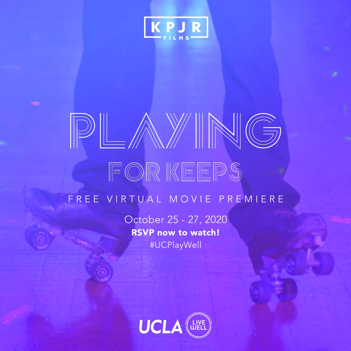 RSVP now to the free virtual movie premiere of Playing for Keeps!  To RSVP, visit: bit.ly/UCPlayWell

Watch the teaser: vimeo.com/445392903

#UCPlayWell