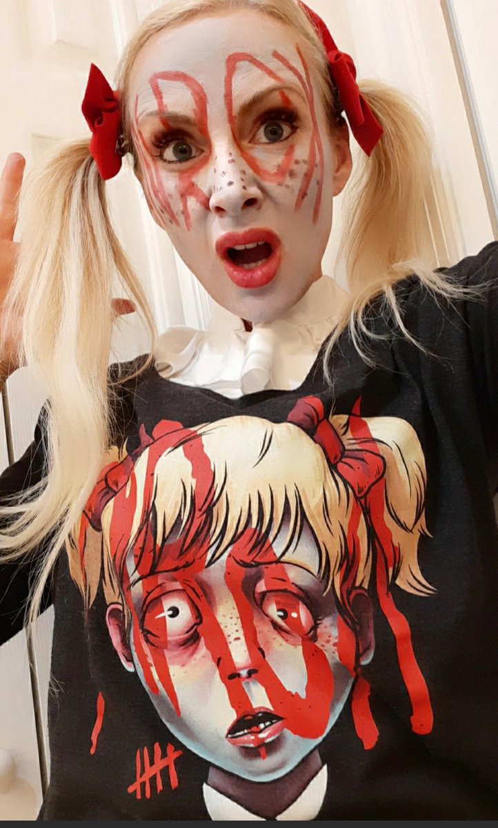 harrell_missy's tweet photo. @Korn I think this T-shirt picked me in JAX FL- 10-12-16: And now, THIS T-shirt still makes me happy on the inside! #Korn Happy Halloween! https://t.co/OFWHyPIOOJ