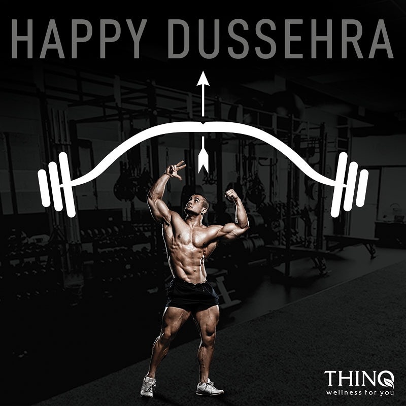 Celebrate this day to begin the better things in life. 

Be Fit this Dussehra.

#dussehra #dussehraspecial #dussehra2020 #dussehrafestival #dussehracelebrations #dussehravibes #dussehraday #festivaltime #festivalfun #festivalvibes #THINQ #wellnessforyou