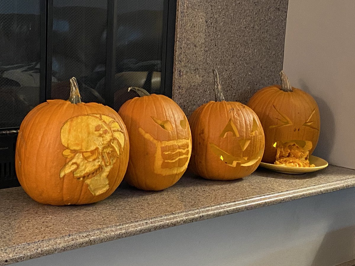 Family pumpkin carving night is complete for 2020. Seeds roasted and Disney’s 1949 Ichabod - Legend of Sleepy Hollow watched. Where’s the chocolate?