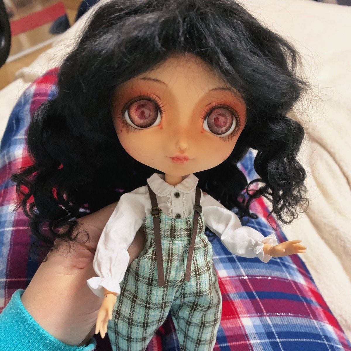 PipMurphyAuthor's tweet photo. はじめてfaceupをした！どう？
My first proper attempt at doing a faceup! 🤭 What do you think?

I chose Clockworkfaery’s amazing Moriko BJDs as my canvas. 🥰
#clockworkfaery #clockworkfaeryco #moriko https://t.co/ODstg5pFr5