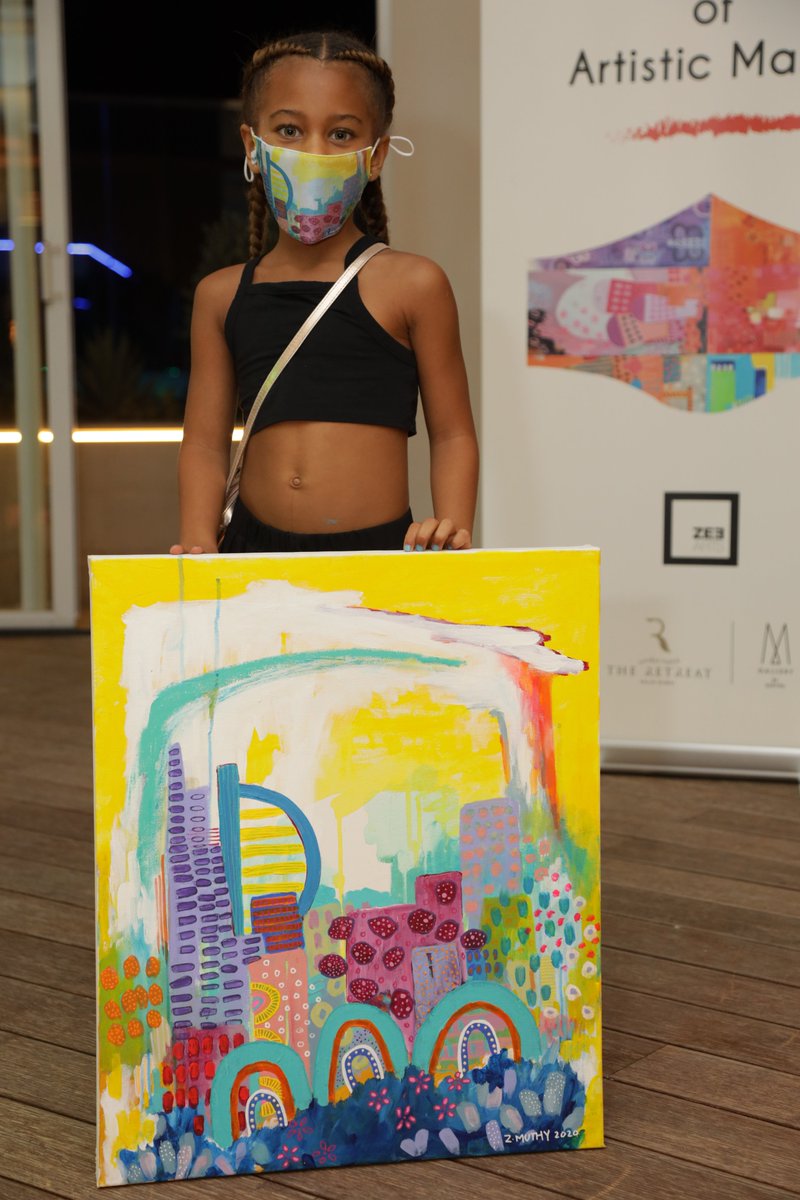 ZeeArtsGallery's tweet photo. Check out #ForzaRagazzi Creative Mask by the #artist-activist and founder of @thezeearts - #ZaahirahMuthy in all the Malls in #Dubai 
#Wearthemask #ProtectYourself #Creativemask https://t.co/g5YNxMfI7T