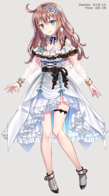 Vtuberの愛結りほさんの新衣装デザインを描きました
#オリジナル #Vtuber 