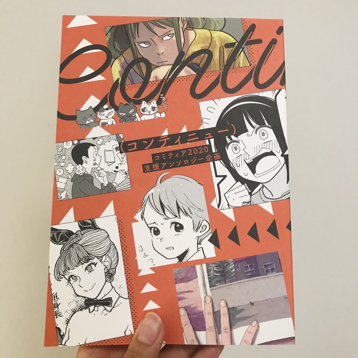 コミティア支援アンソロジー「continue」紙版も届きました。いい紙で漫画も喜んでますわ。 