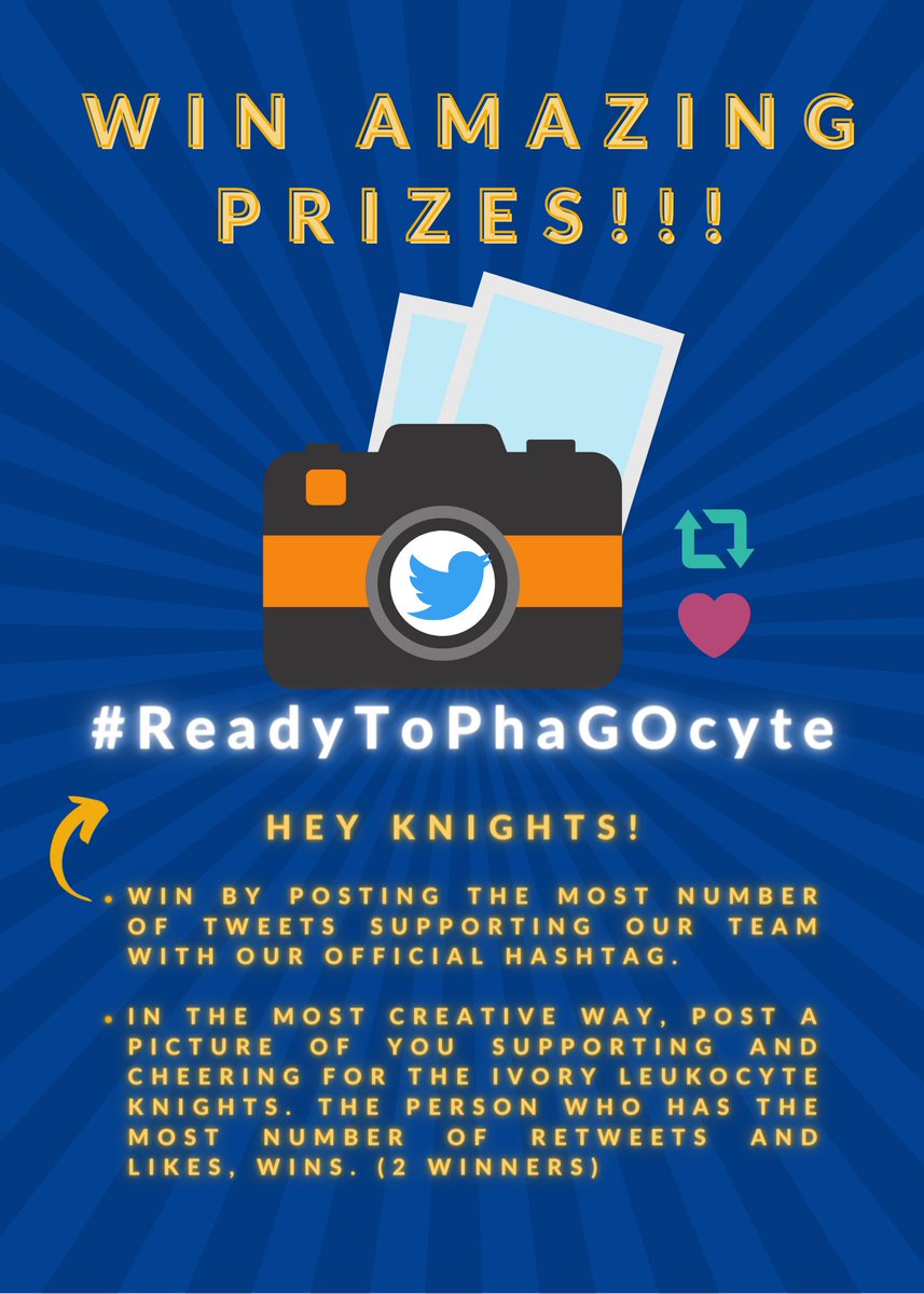 shaulareyess's tweet photo. Mag cheer ka lang, may premyo ka na! ๐คช๐คช GO IVORYYYY!!!!
#Defenders๐โ๏ธ
#ReadyToPhaGOcyte
#SoULSIsReadyForIt
#MedtechDays2020 https://t.co/WmSsYbduGV