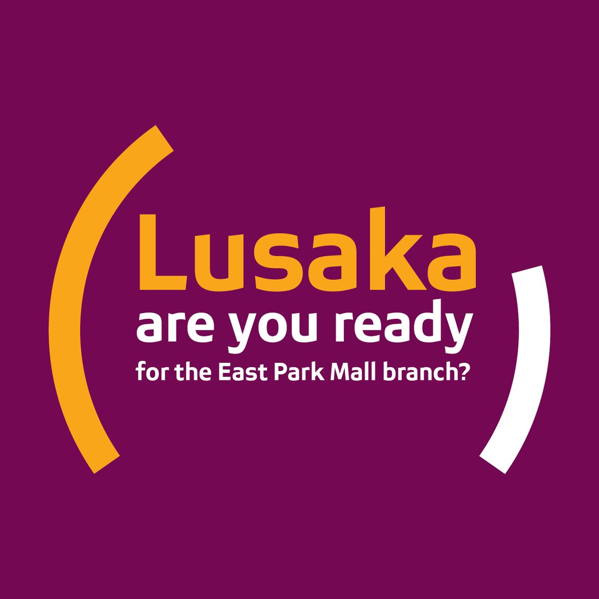 AbsaZambia's tweet photo. Get ready for another big reveal. The new Absa branch at East Park Mall in Lusaka opens tomorrow, 26 October 2020. We can’t wait to serve you from there. #WeAreAbsa https://t.co/hAh2CGw1tu