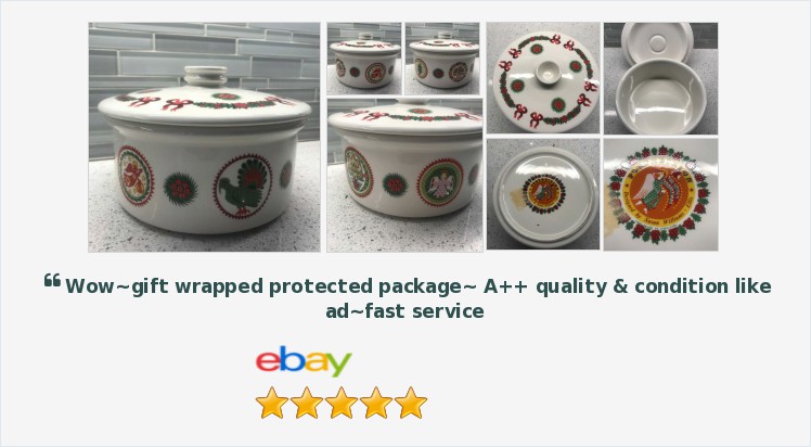 Who needs this Portmeirion #SpiritOfChristmas Covered Dish Casserole on their Christmas table? 1983 #SusanWilliamsEllis | eBay #ChristmasDishes #ShopSmall #ROCteam 
ebay.com/itm/Portmeirio…
(Tweeted via PromotePictures.com)