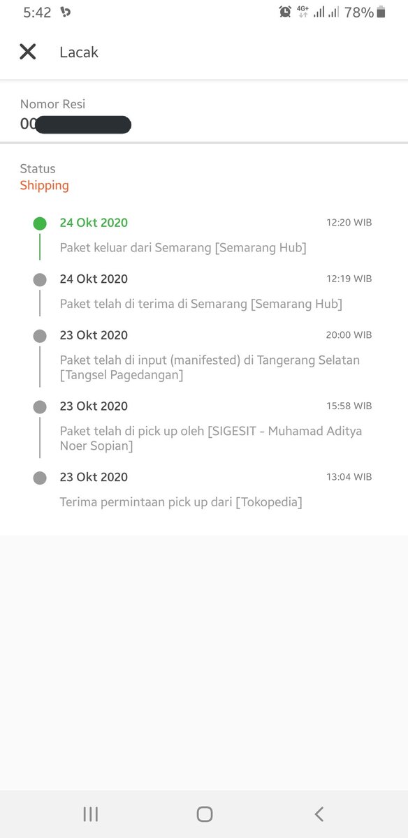 mbhan's tweet photo. Wadidaw.. beli barang dari tangerang, dibawa dulu ke semarang ama ekspedisi nya.  Maksudnya gmn? 😅 @sicepat_ekspres @Sicepat_Care https://t.co/wb8hsOeyUI