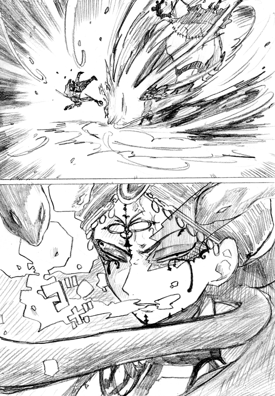 ジャミル戦らくがき② 